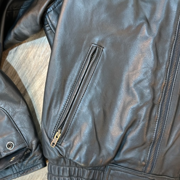 Leather Motorcycle Jacket - Picture 4 of 13